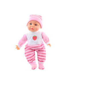 Miminko zvukové 30 cm růžový obleček