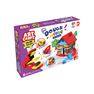 ART CRAFT sada na modelování barevný domeček 600gr