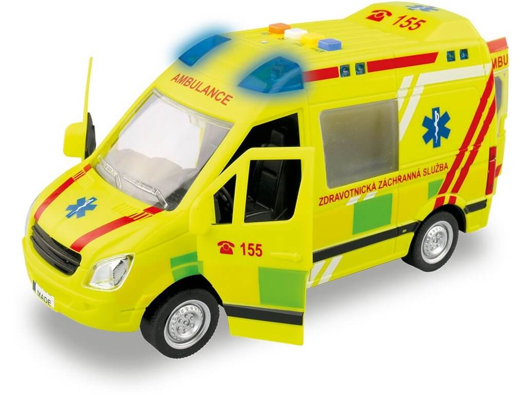 Ambulance MaDe se světelným majákem