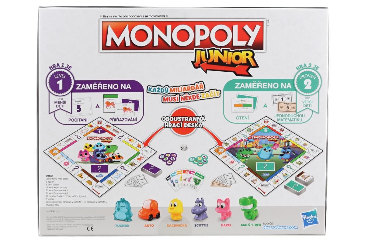 Monopoly Junior 2v1 pro děti