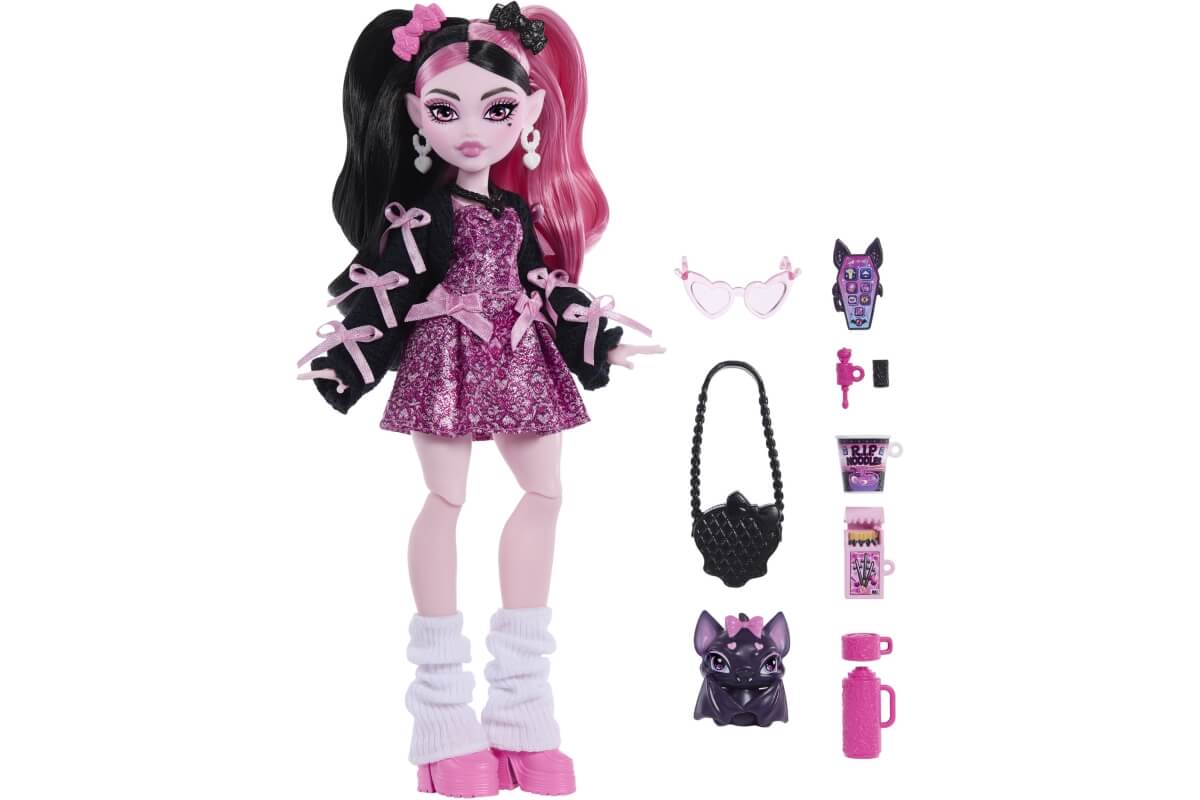 Draculaura s mazlíčkem Count Fabulous