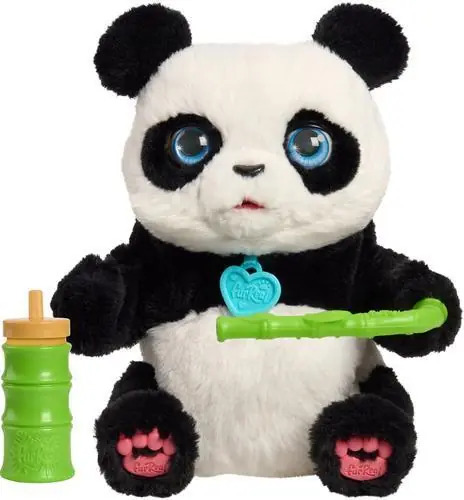 Interaktivní panda Coco při akrobatických pohybech