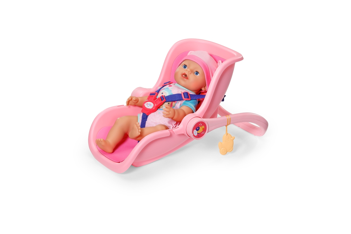 Přenosná sedačka pro panenky BABY born v růžovém provedení