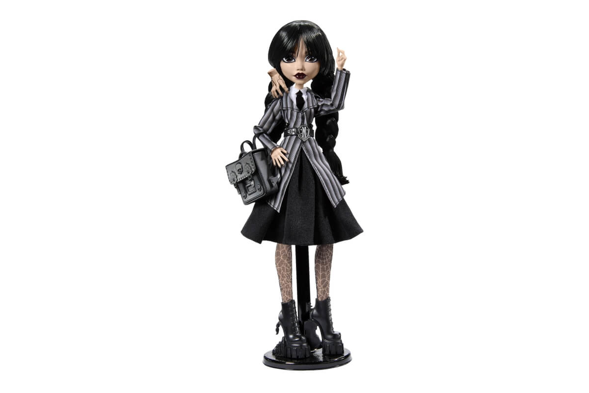 Monster High Wednesday – detail oblečení a doplňků panenky